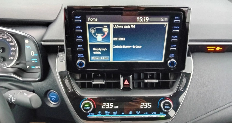 Toyota Corolla cena 91900 przebieg: 83738, rok produkcji 2022 z Środa Śląska małe 79
